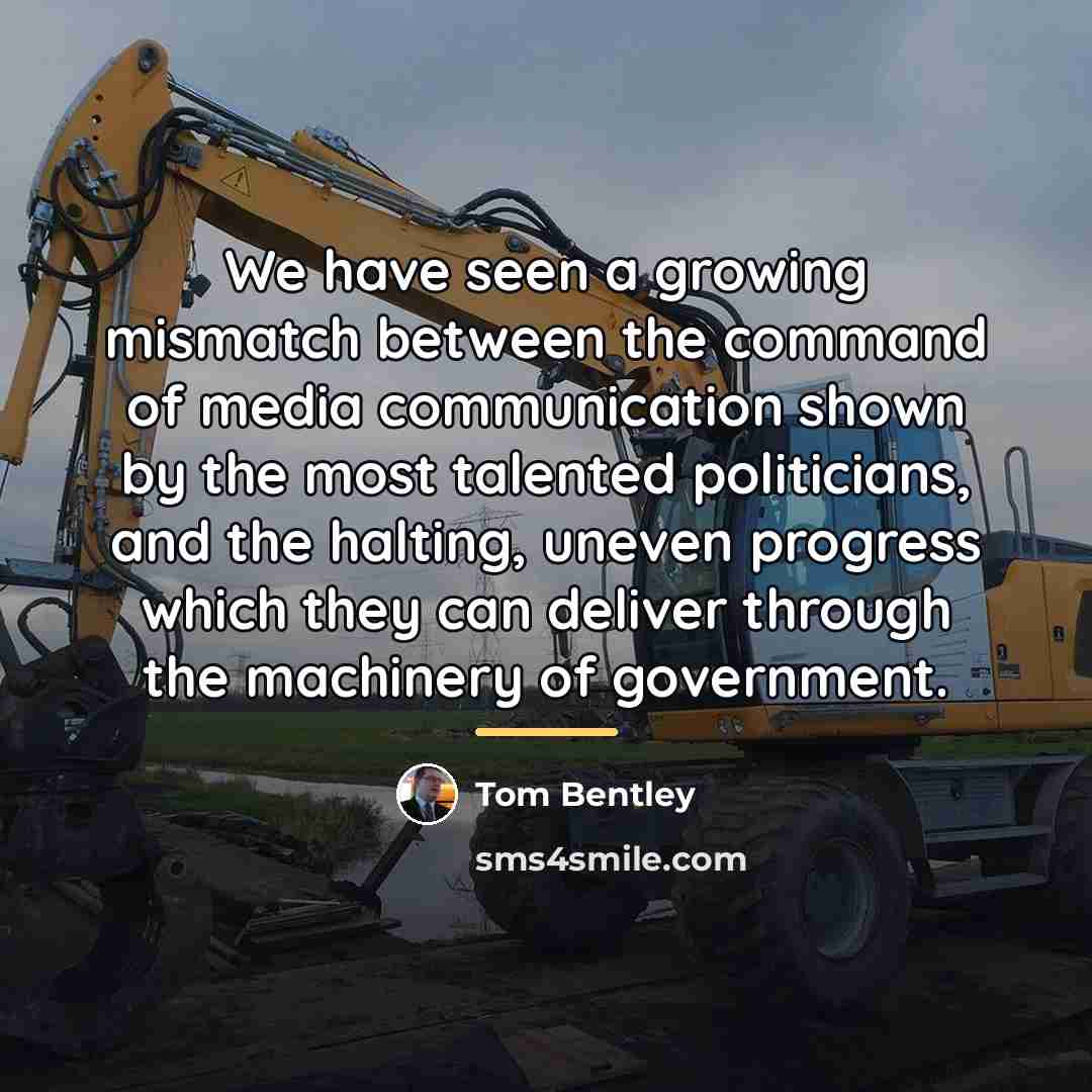 “We have seen a growing mismatch between the command of…” quote by Tom Bentley