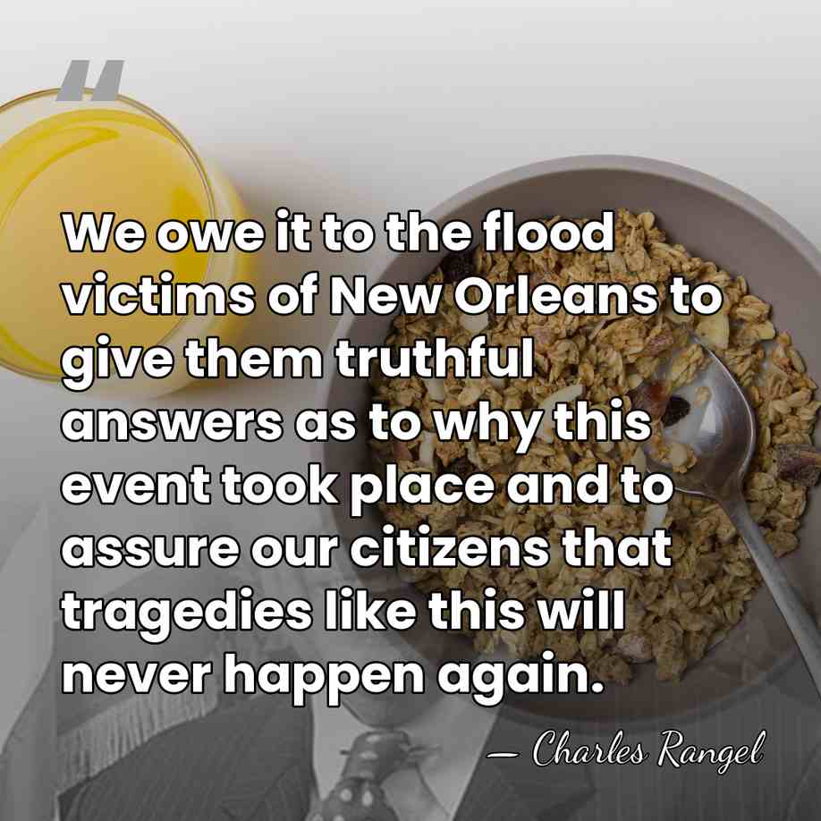 We owe it to the flood victims of New Orleans to give&hellip; - Charles Rangel