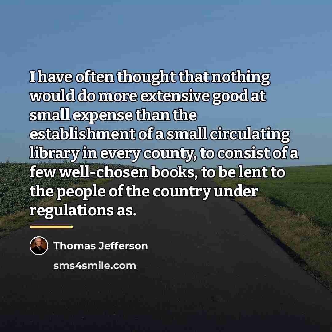 “I have often thought that nothing would do more extensive…” quote by Thomas Jefferson