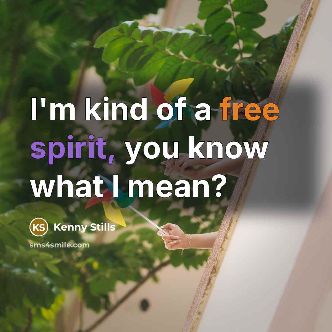 “I'm kind of a free spirit, you know what I…” quote by Kenny Stills