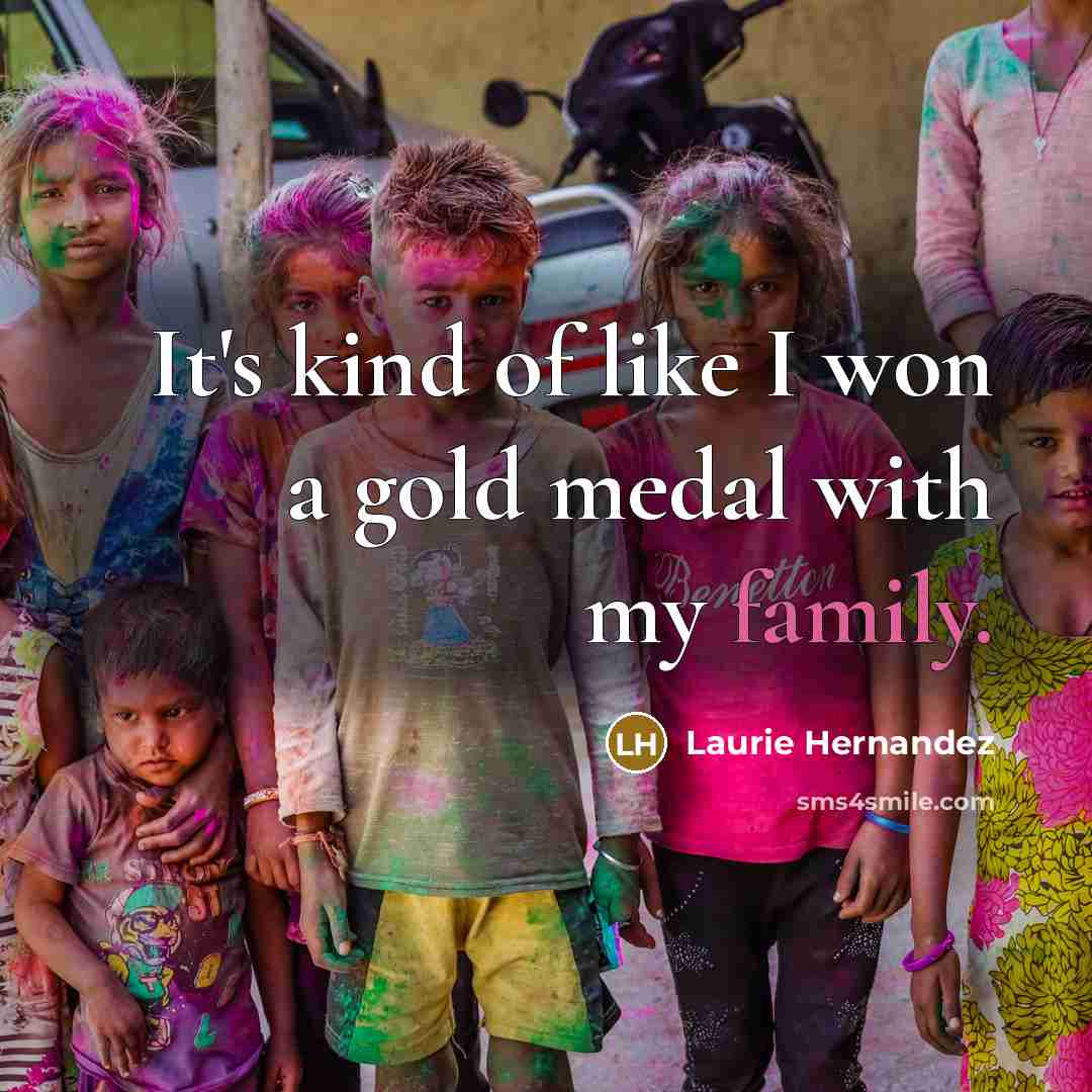 “It's kind of like I won a gold medal with…” quote by Laurie Hernandez