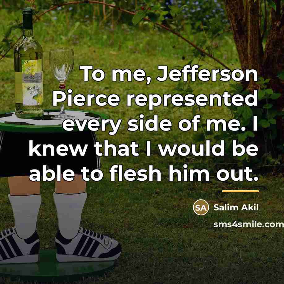 “To me, Jefferson Pierce represented every side of me. I…” quote by Salim Akil
