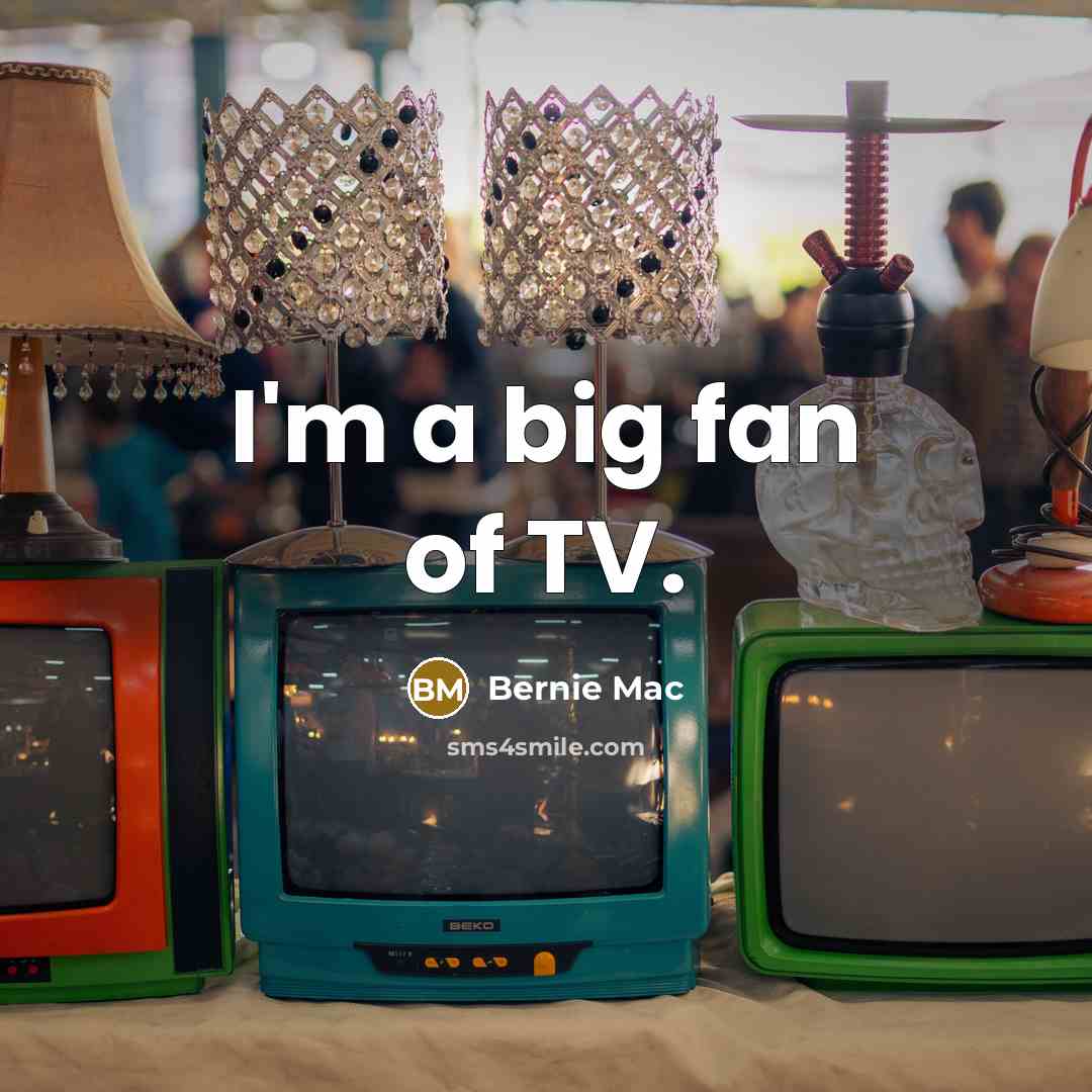 “I'm a big fan of TV.…” quote by Bernie Mac
