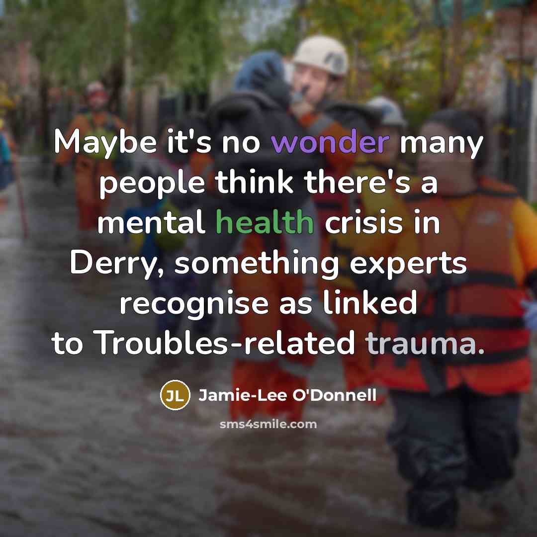 “Maybe it's no wonder many people think there's a mental…” quote by Jamie-Lee O'Donnell