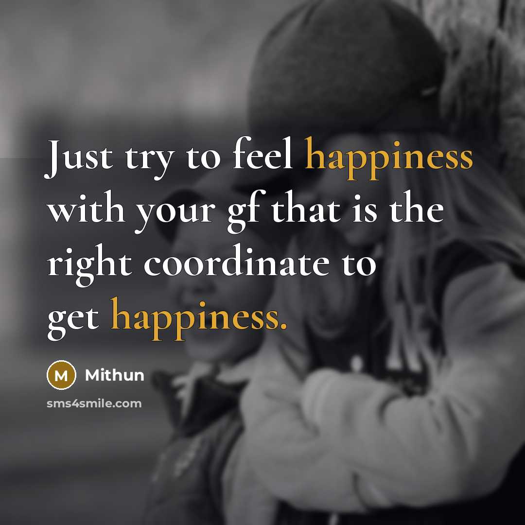 “Just try to feel happiness with your gf that is…” quote by Mithun