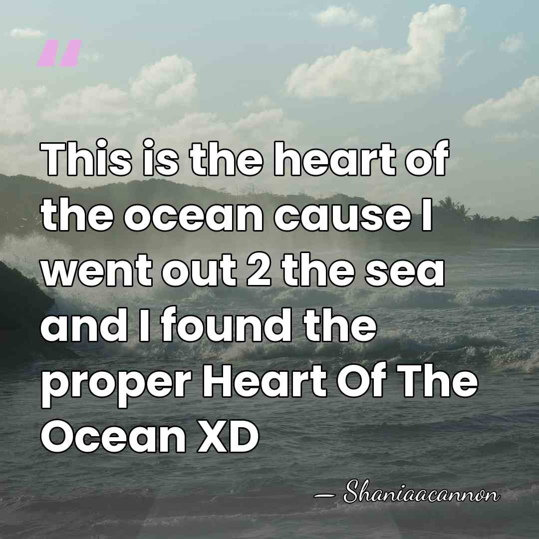 This is the heart of the ocean cause I went out 2&hellip; - Shaniaacannon