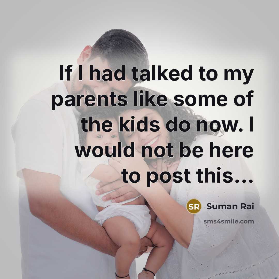 “If I had talked to my parents like some of…” quote by Suman Rai