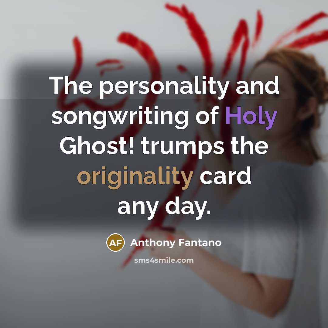 “The personality and songwriting of Holy Ghost! trumps the originality…” quote by Anthony Fantano