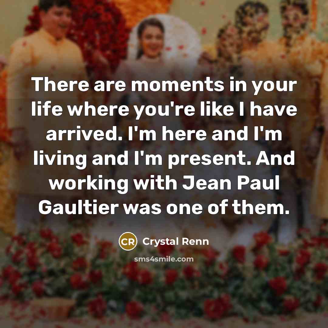 “There are moments in your life where you're like I…” quote by Crystal Renn