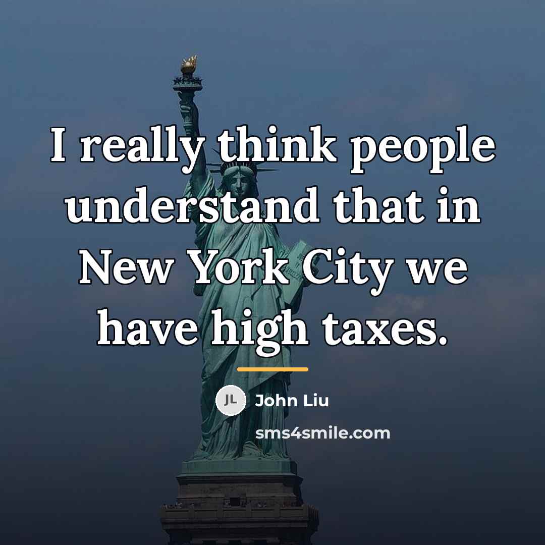 “I really think people understand that in New York City…” quote by John Liu