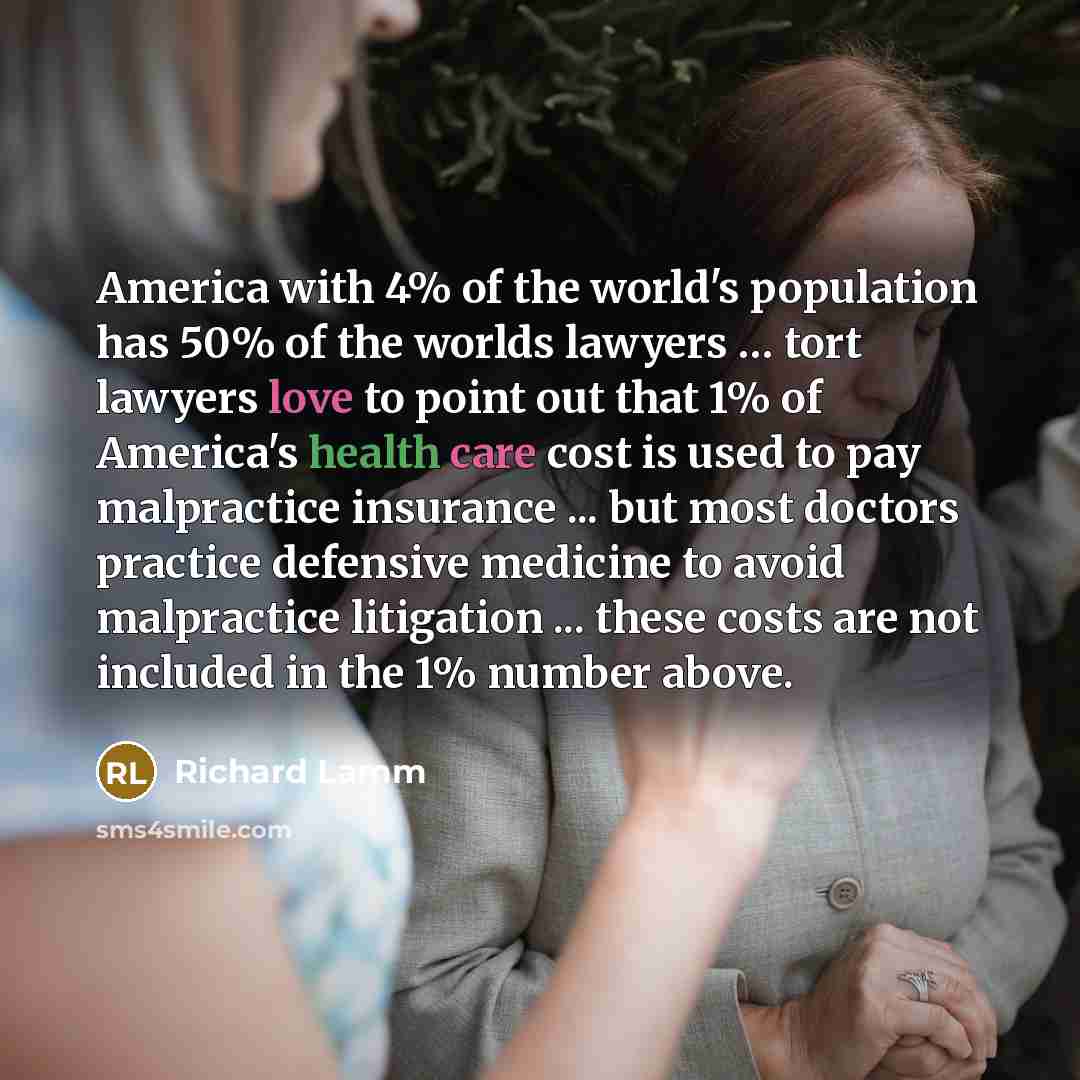 “America with 4% of the world's population has 50% of…” quote by Richard Lamm