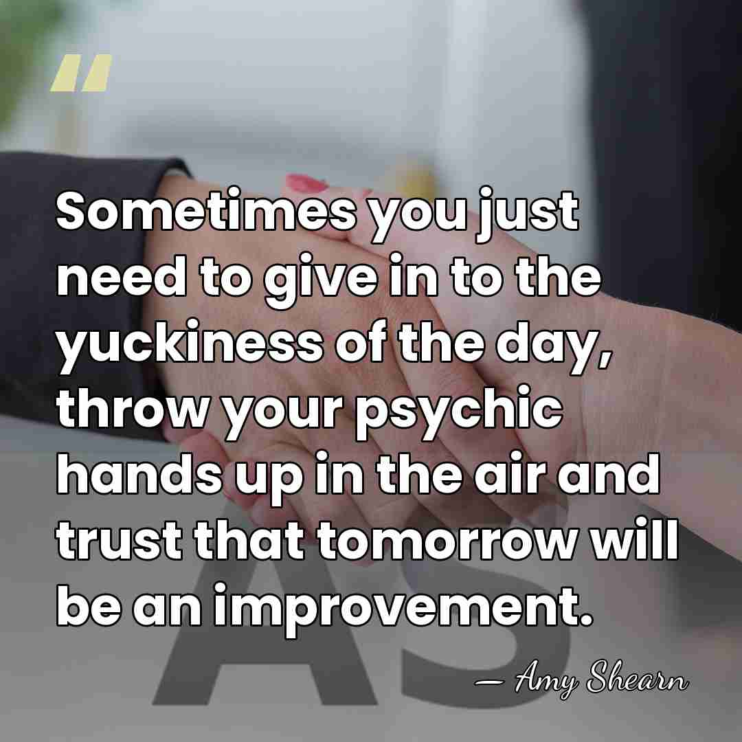 Sometimes you just need to give in to the yuckiness of the&hellip; - Amy Shearn