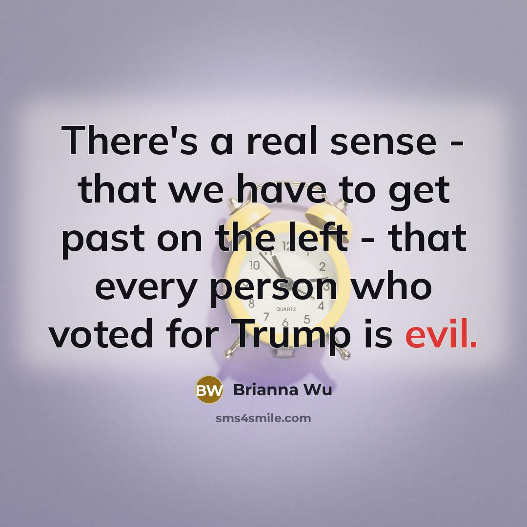 “There's a real sense - that we have to get…” quote by Brianna Wu
