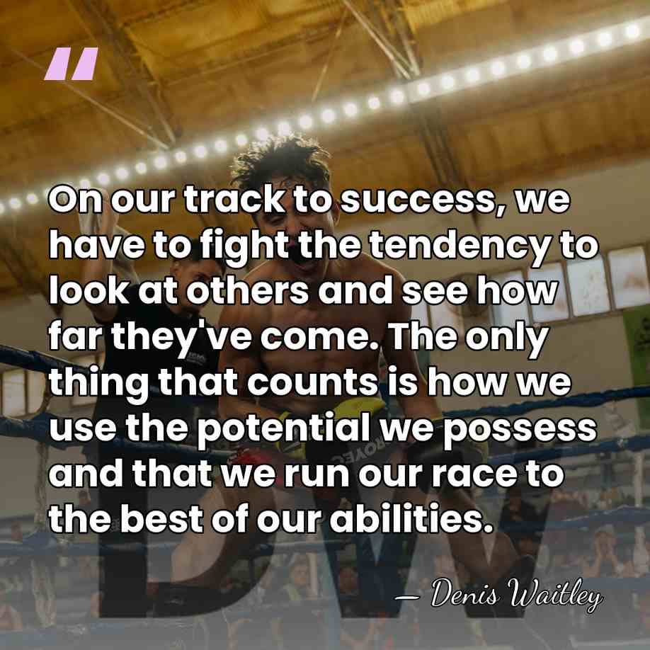 On our track to success, we have to fight the tendency to&hellip; - Denis Waitley