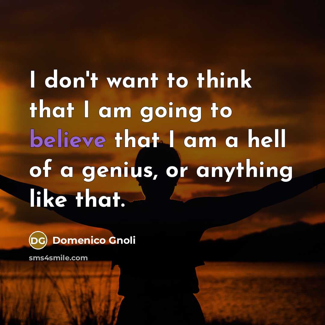 “I don't want to think that I am going to…” quote by Domenico Gnoli