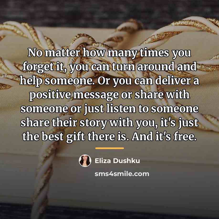 “No matter how many times you forget it, you can…” quote by Eliza Dushku