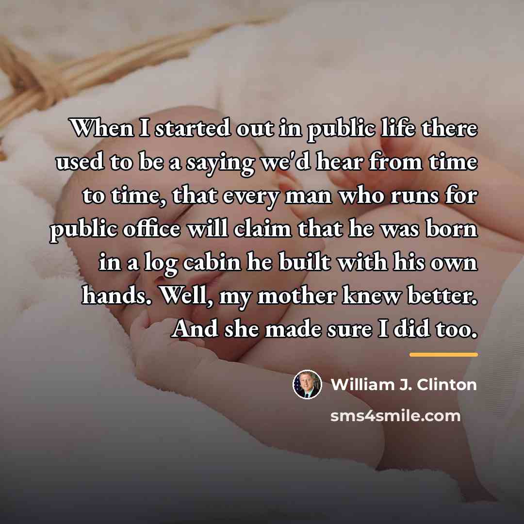 “When I started out in public life there used to…” quote by William J. Clinton