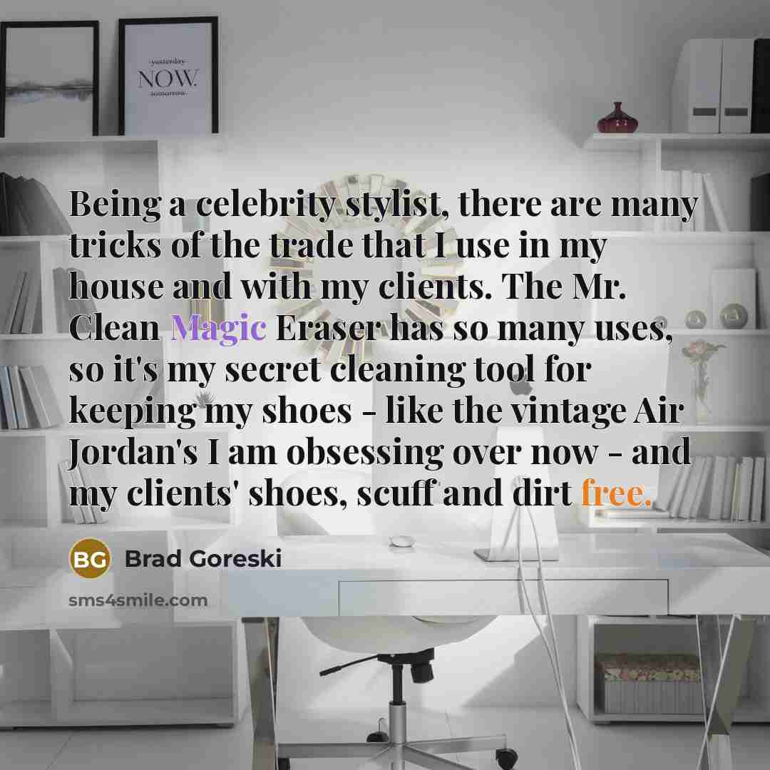 “Being a celebrity stylist, there are many tricks of the…” quote by Brad Goreski