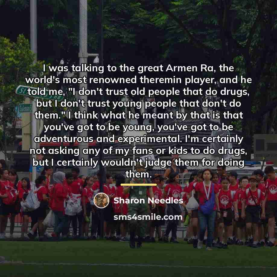 “I was talking to the great Armen Ra, the world's…” quote by Sharon Needles