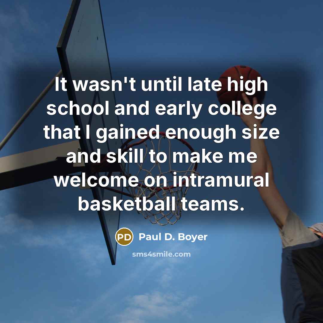 “It wasn't until late high school and early college that…” quote by Paul D. Boyer