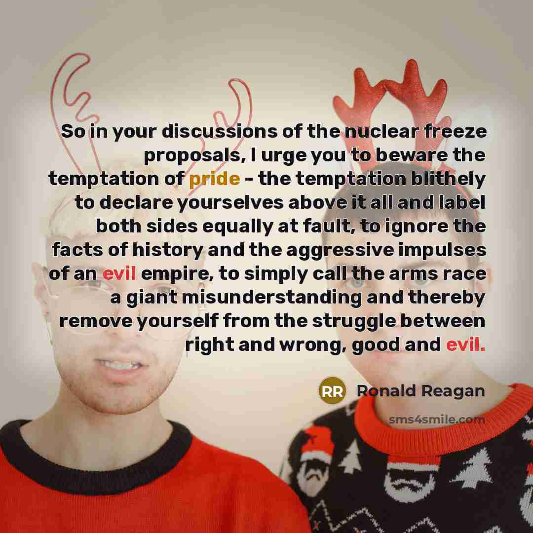 “So in your discussions of the nuclear freeze proposals, I…” quote by Ronald Reagan