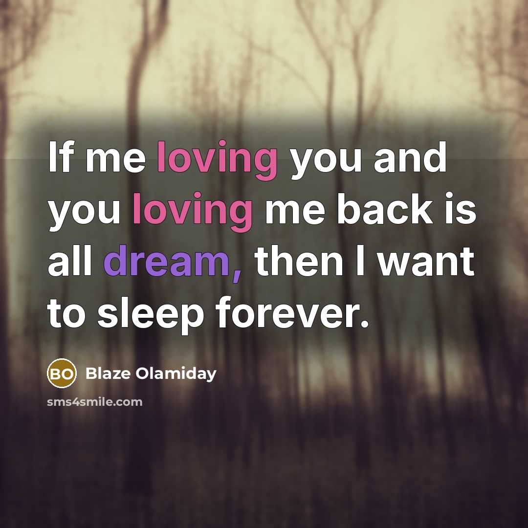 “If me loving you and you loving me back is…” quote by Blaze Olamiday
