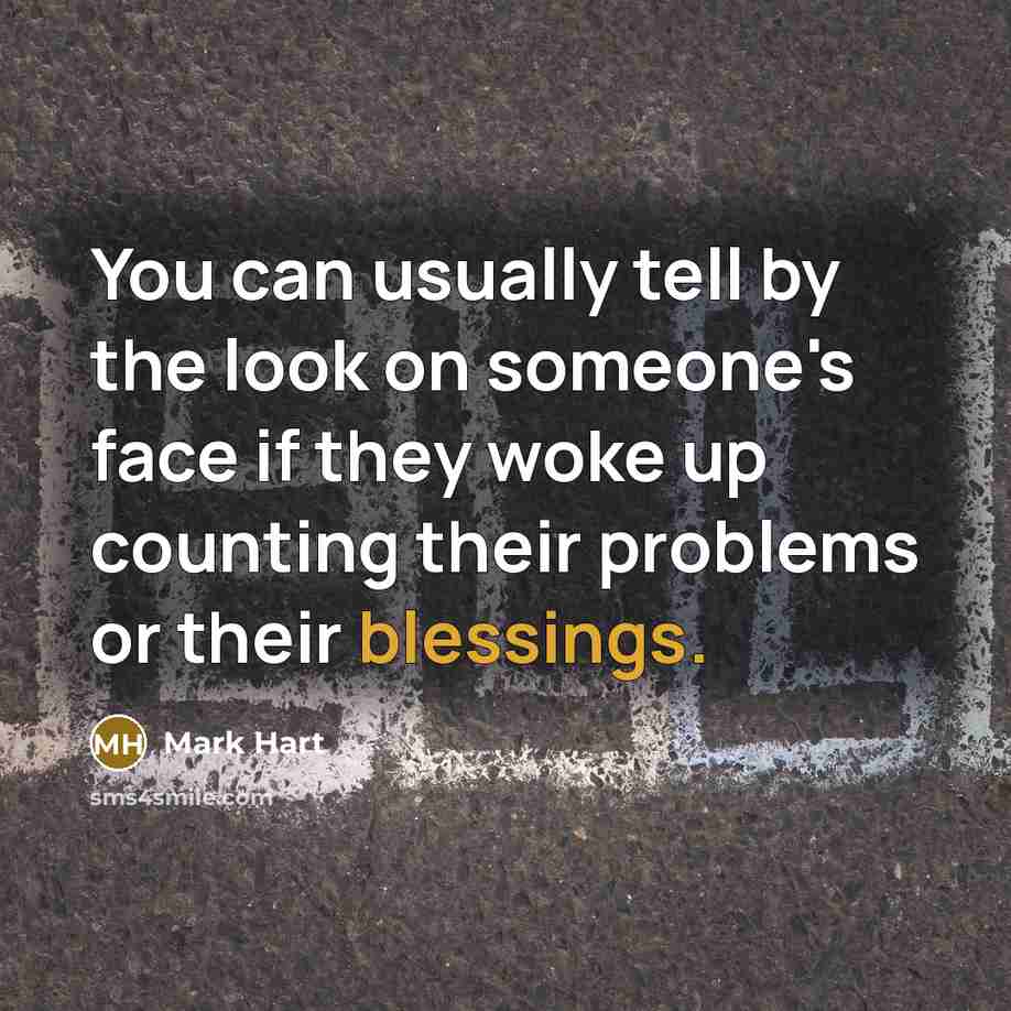 “You can usually tell by the look on someone's face…” quote by Mark Hart
