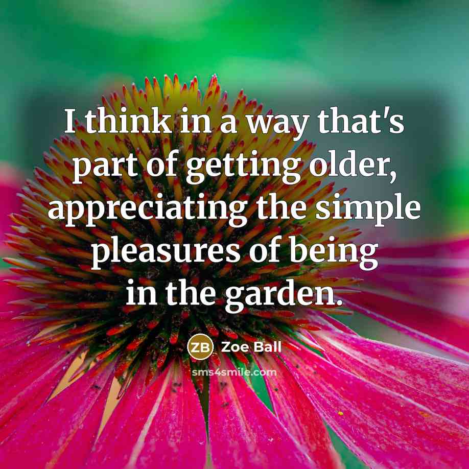 “I think in a way that's part of getting older,…” quote by Zoe Ball