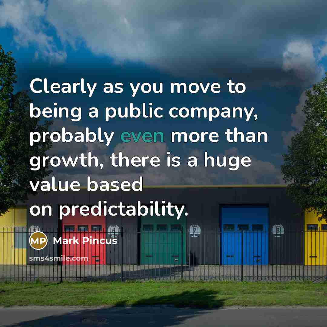 “Clearly as you move to being a public company, probably…” quote by Mark Pincus