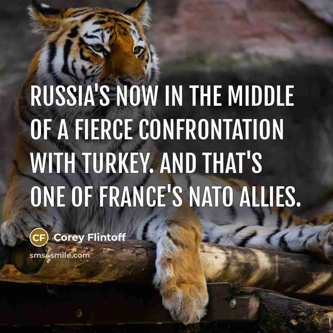 “Russia's now in the middle of a fierce confrontation with…” quote by Corey Flintoff