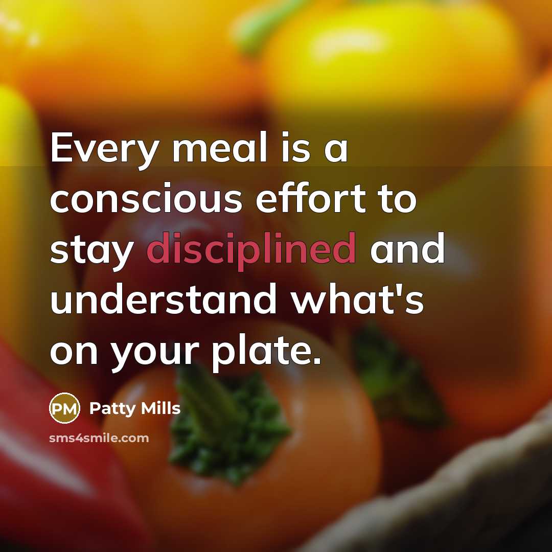 “Every meal is a conscious effort to stay disciplined and…” quote by Patty Mills