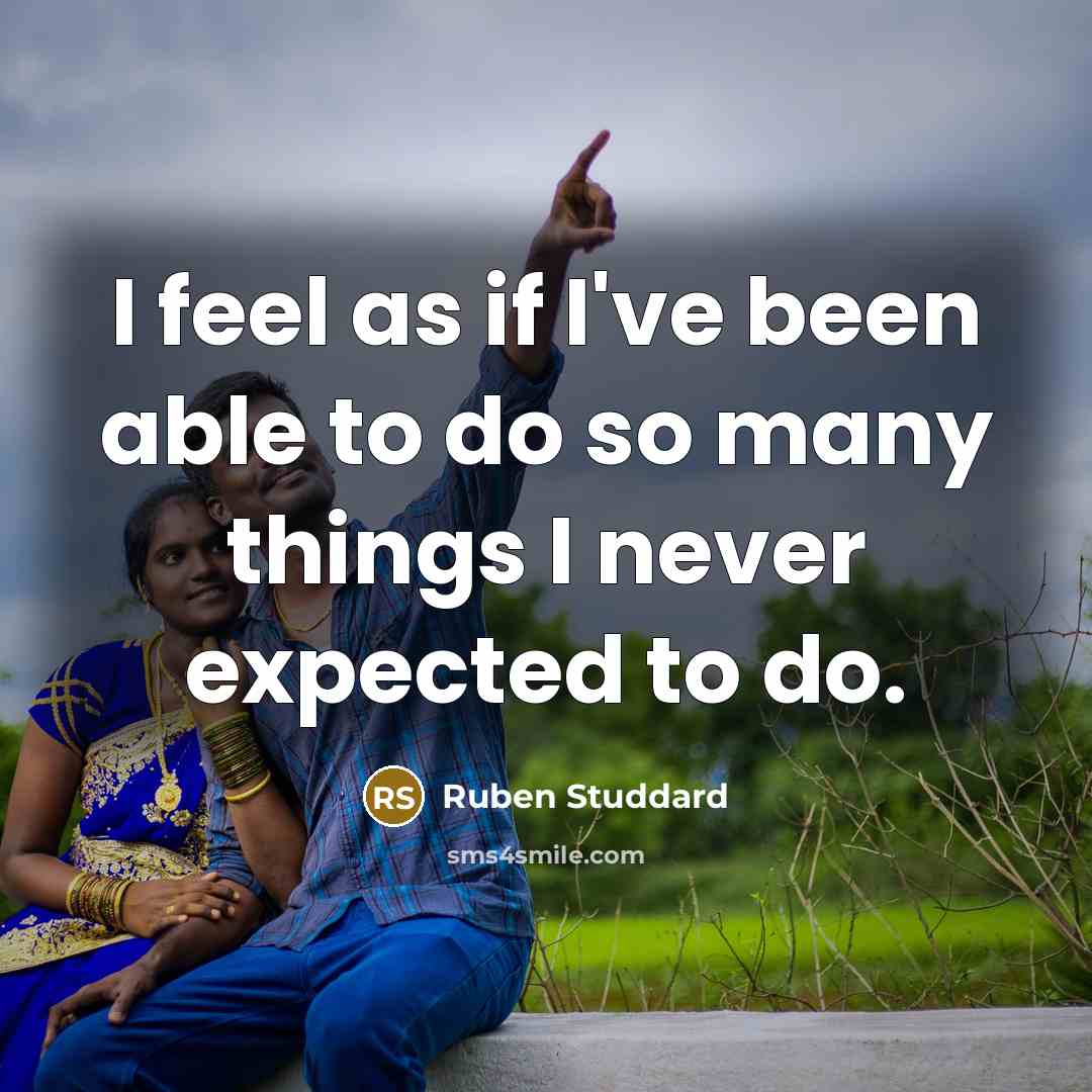 “I feel as if I've been able to do so…” quote by Ruben Studdard