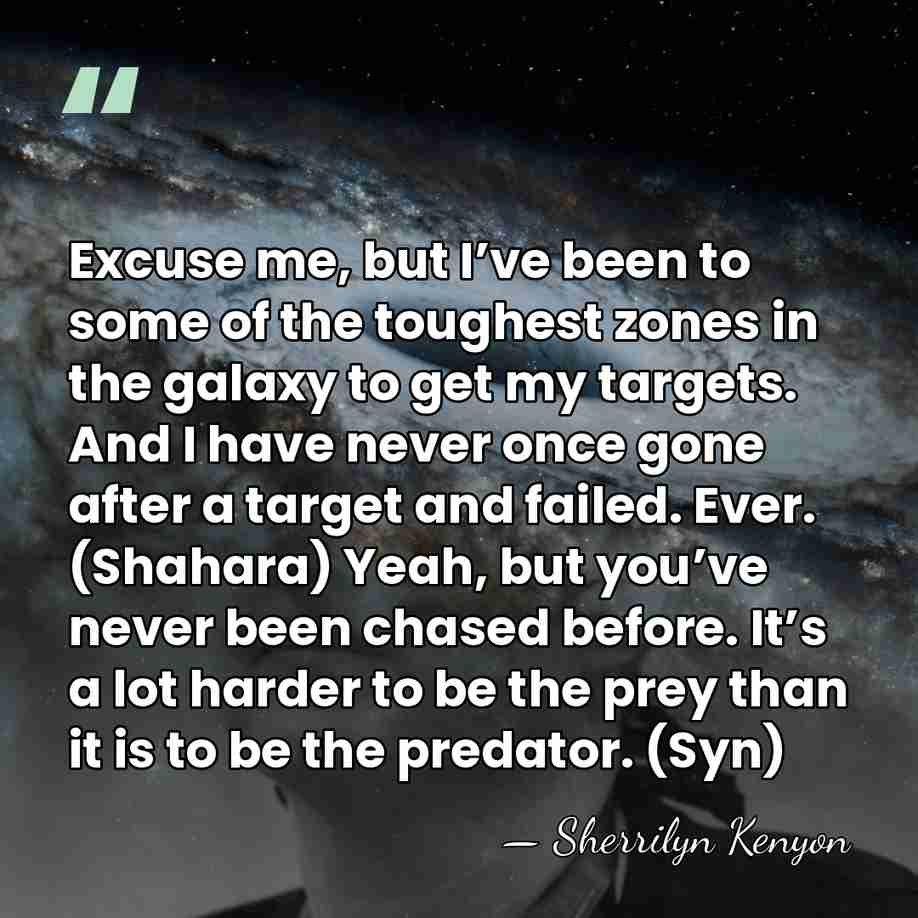 Excuse me, but I’ve been to some of the toughest zones in&hellip; - Sherrilyn Kenyon