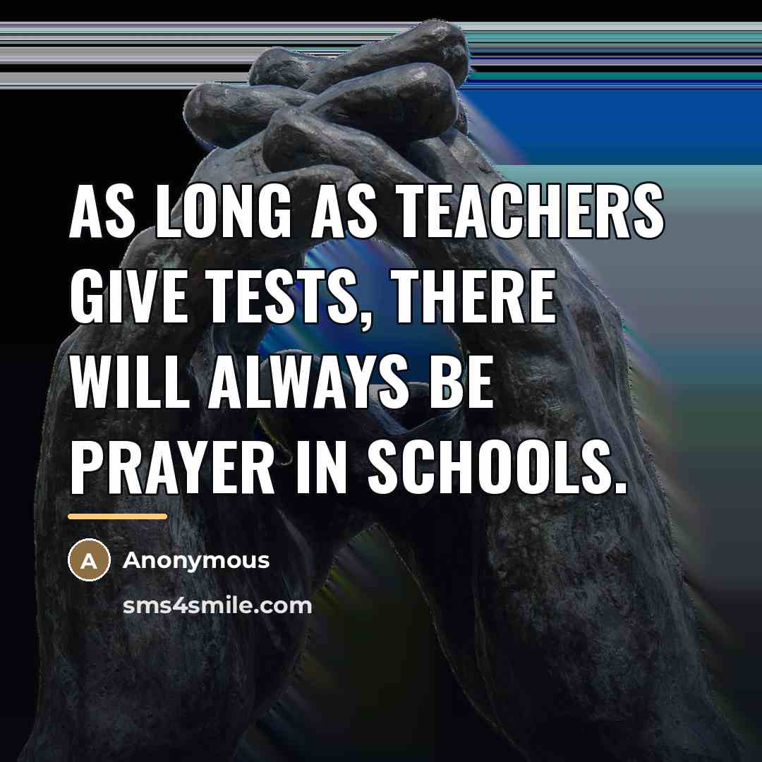“As long as teachers give tests, there will always be…” quote by Anonymous
