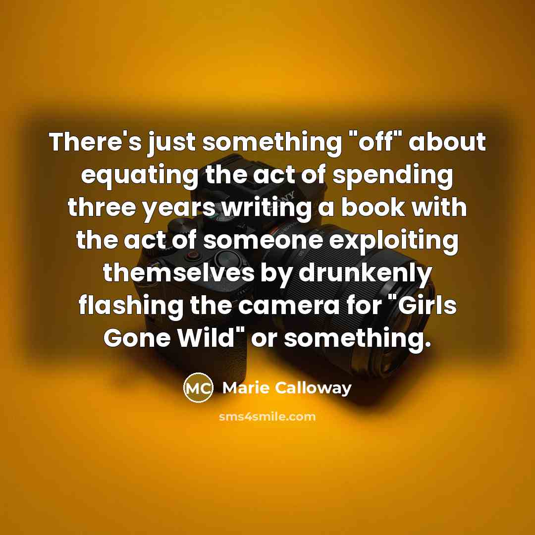 “There's just something "off" about equating the act of spending…” quote by Marie Calloway