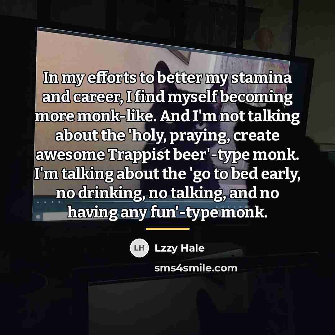 “In my efforts to better my stamina and career, I…” quote by Lzzy Hale