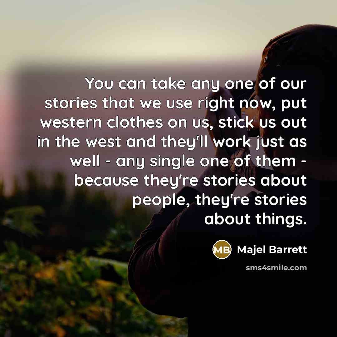 “You can take any one of our stories that we…” quote by Majel Barrett
