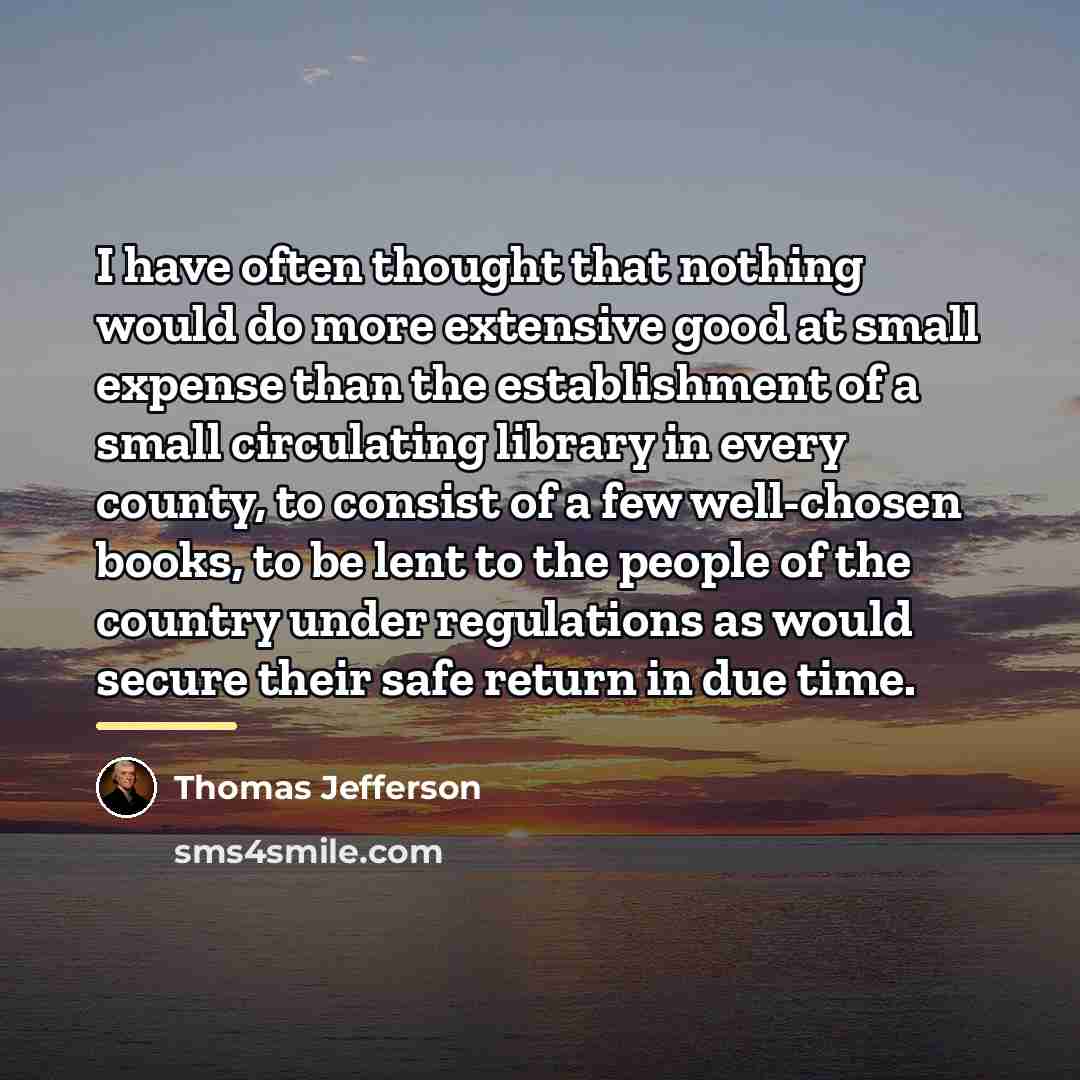 “I have often thought that nothing would do more extensive…” quote by Thomas Jefferson