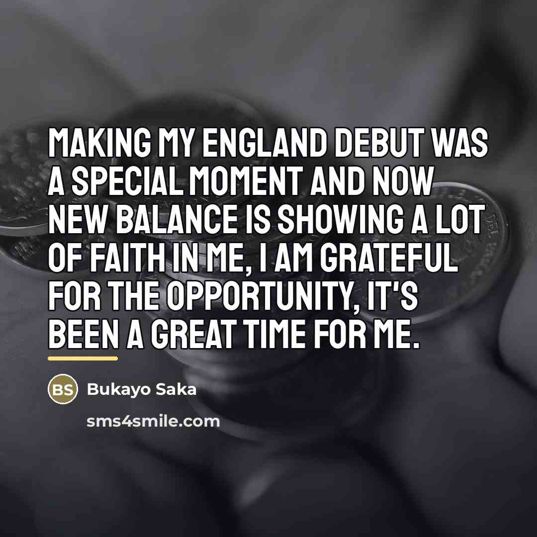 “Making my England debut was a special moment and now…” quote by Bukayo Saka