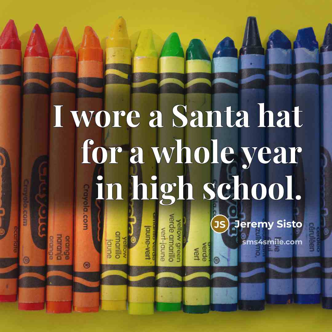 “I wore a Santa hat for a whole year in…” quote by Jeremy Sisto