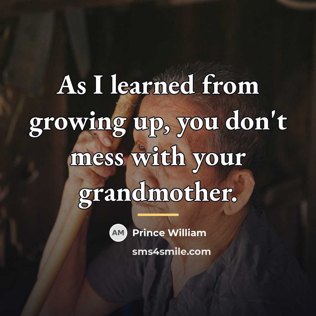 “As I learned from growing up, you don't mess with…” quote by Prince William