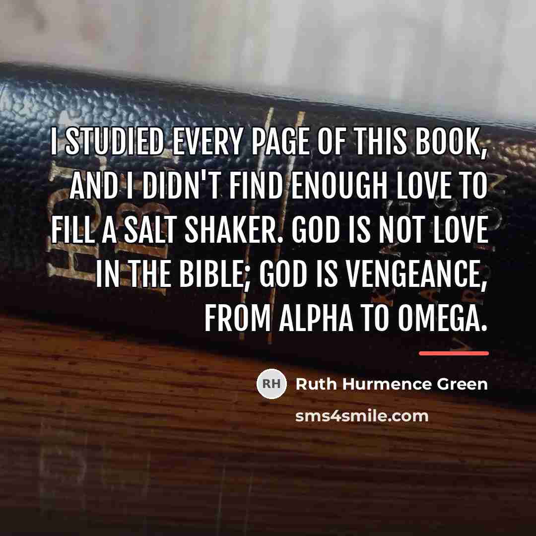 “I studied every page of this book, and I didn't…” quote by Ruth Hurmence Green