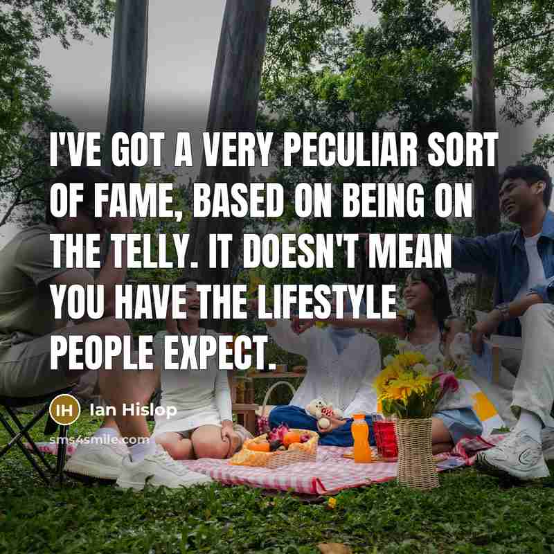 “I've got a very peculiar sort of fame, based on…” quote by Ian Hislop