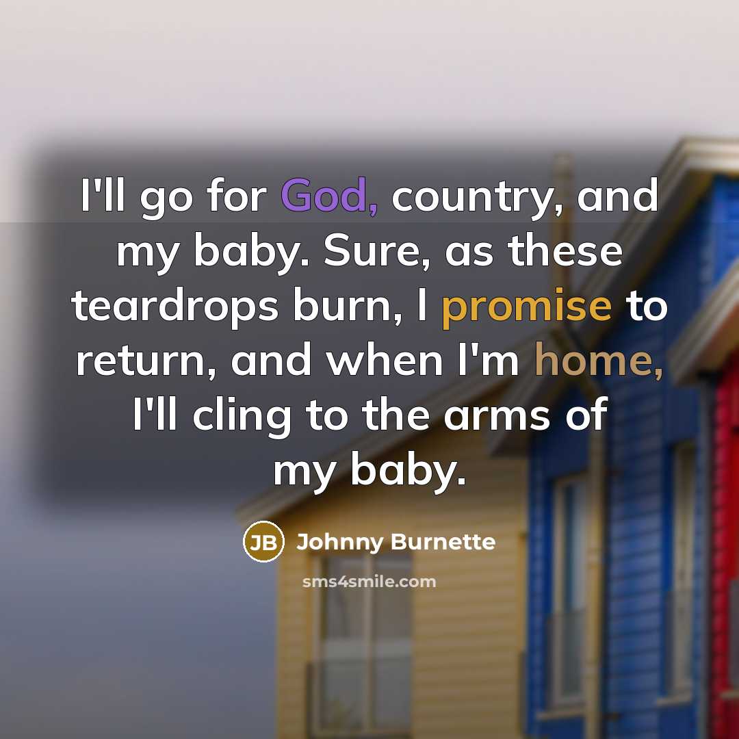 “I'll go for God, country, and my baby. Sure, as…” quote by Johnny Burnette