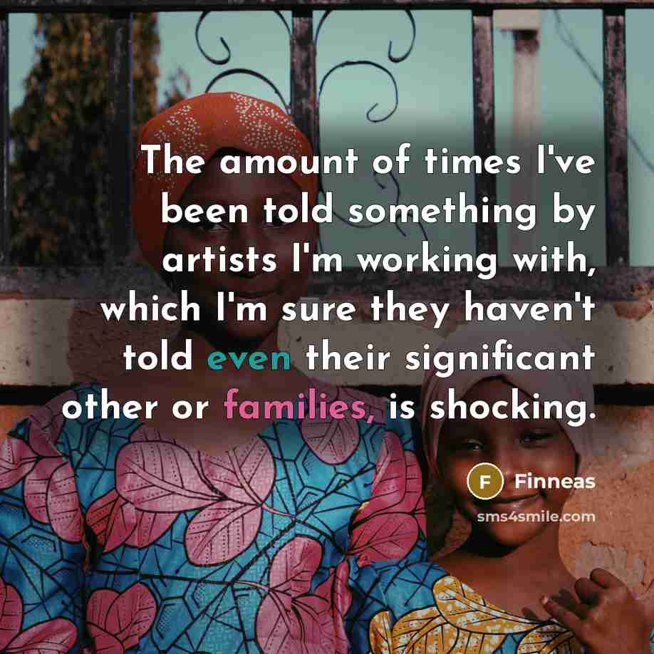 “The amount of times I've been told something by artists…” quote by Finneas