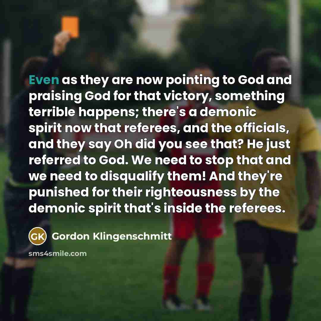 “Even as they are now pointing to God and praising…” quote by Gordon Klingenschmitt
