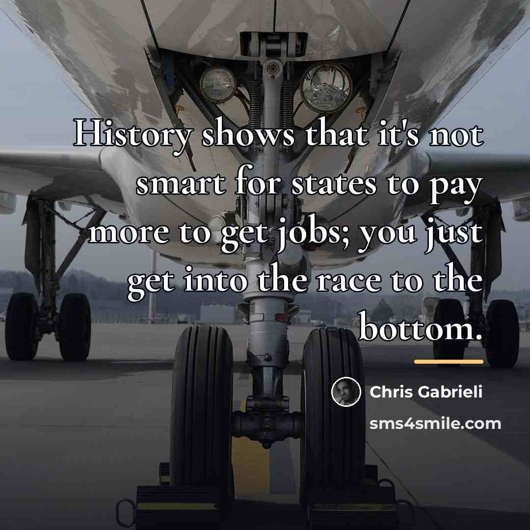 “History shows that it's not smart for states to pay…” quote by Chris Gabrieli
