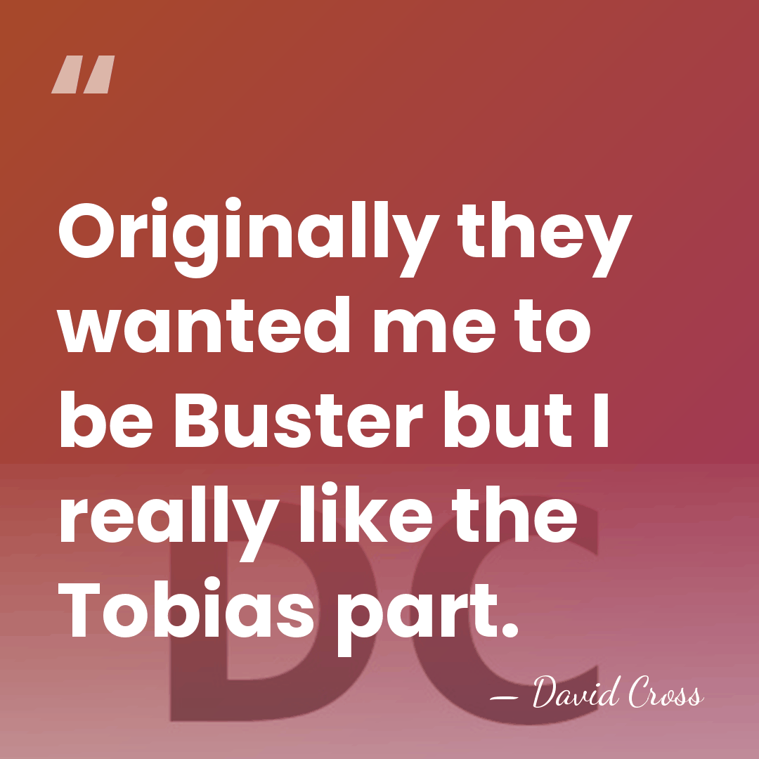 Originally they wanted me to be Buster but I really like the&hellip; - David Cross