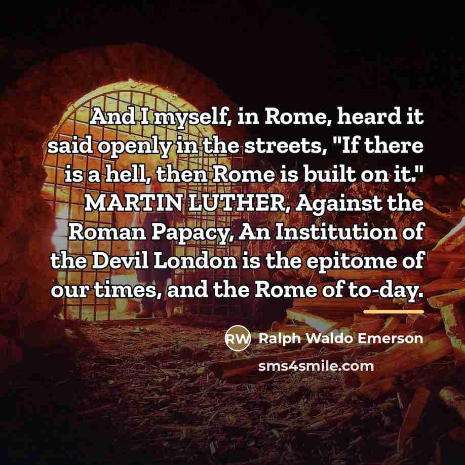 “And I myself, in Rome, heard it said openly in…” quote by Ralph Waldo Emerson