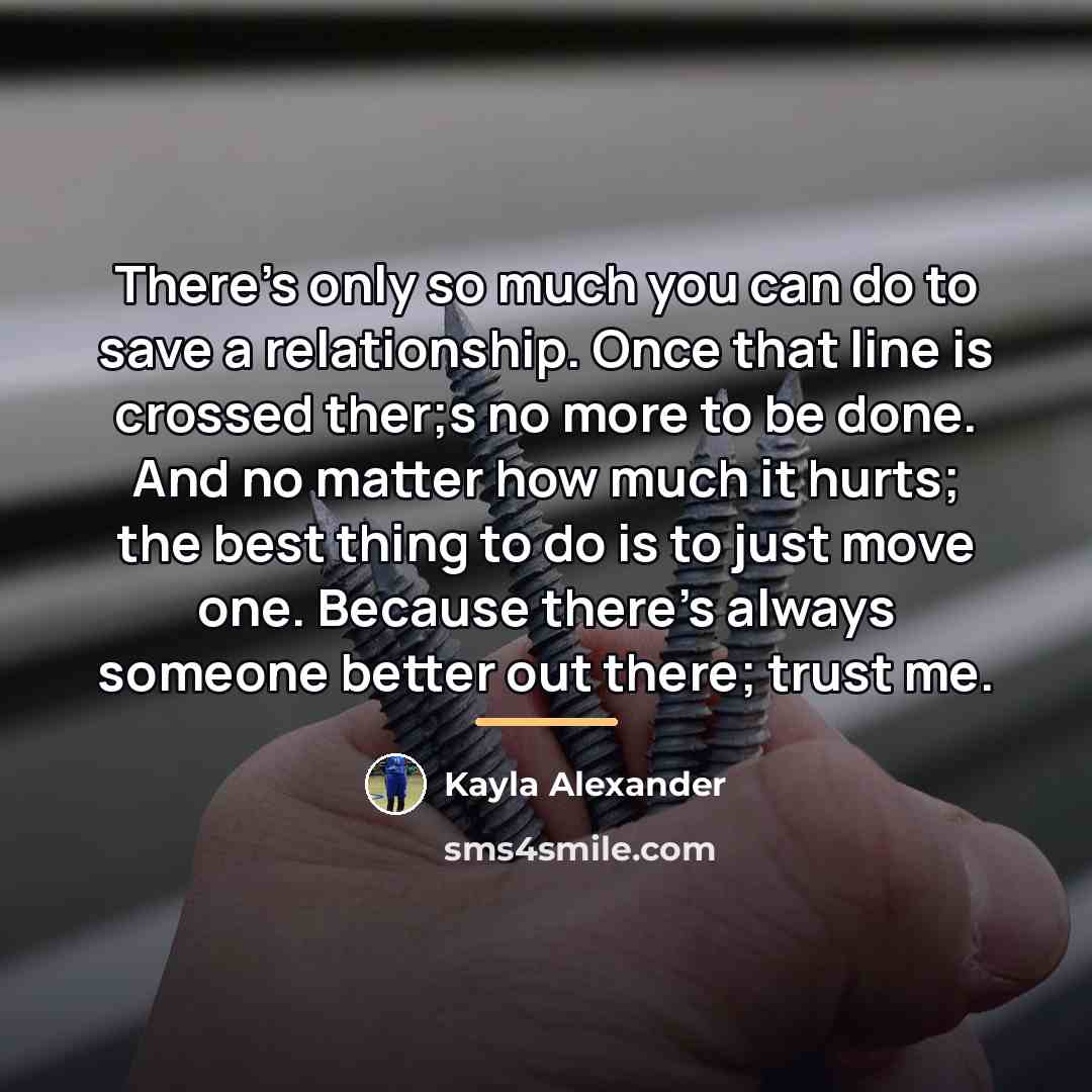 “There's only so much you can do to save a…” quote by Kayla Alexander